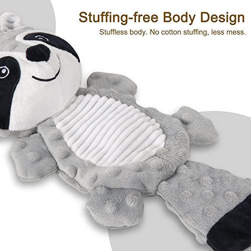 Raccoon Plush Squeaky Dog Toy - Durable Chew Toy for All Dog Breeds - Image 3
