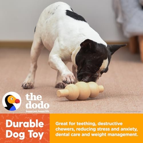 Eco-Friendly Peanut Butter Dog Chew Toy - Durable, Bamboo, Easy to Grip - Image 4