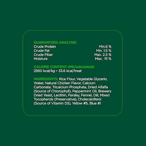 Minties Dental Chews for Small Dogs, 40 Ct, Plaque Control & Fresh Breath - Image 7