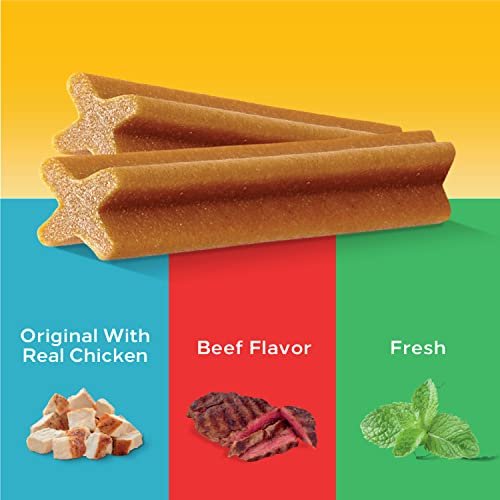 PEDIGREE DENTASTIX Dental Treats for Large Dogs, Variety Pack, 51 Treats - Image 3
