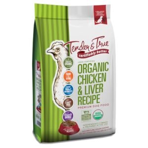 Tender & True Organic Chicken & Liver Recipe Dog Food, 20 lb