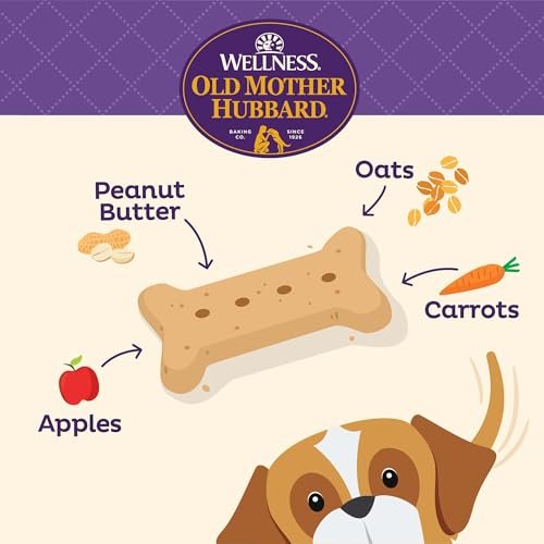 Old Mother Hubbard P-Nuttier Dog Treats, Crunchy, Natural, Large, 6 lb Box - Image 2
