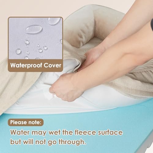 Orthopedic XL Dog Bed with Memory Foam, Waterproof Cover & Non-Slip Base - Image 9