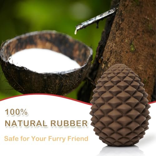 Durable Pine Cone Dog Chew Toy for Aggressive Chewers & Treat Dispensing - Image 3