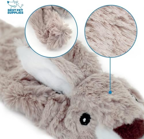 Stuffing-Free Squeaky Dog Toys - Durable, Soft, 4 Figures for All Sizes - Image 5