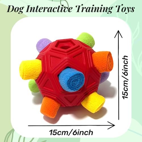 Interactive CIIVURR Snuffle Ball Dog Toy - Treat Dispenser & Slow Feeder Toy - Image 4