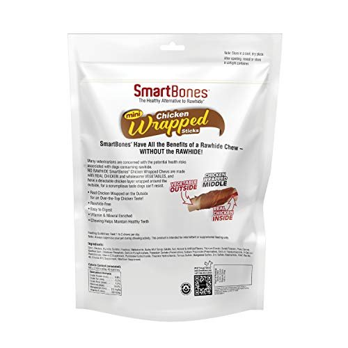 Rawhide-Free Chicken Wrapped Dog Chews with Real Chicken and Veggies - Image 2