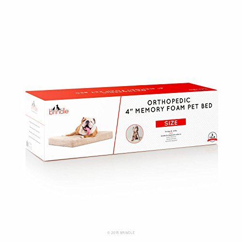 Orthopedic Waterproof Pet Bed - Memory Foam, Washable Cover, 4-Inch - Image 6