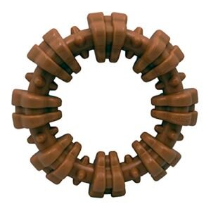Nylabone Power Chew Textured Dog Chew Ring Toy, Dog Toys for Aggressive Chewers, Flavor Medley, X-Large/Souper (1 Count)