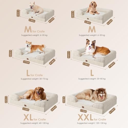 Orthopedic XL Dog Bed with Memory Foam, Waterproof Cover & Non-Slip Base - Image 8