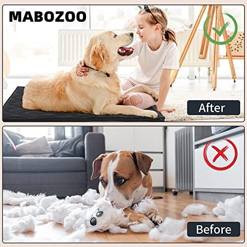 Indestructible Chew-Proof Dog Crate Pad - Durable, Washable, 17x23 Inch - Image 4