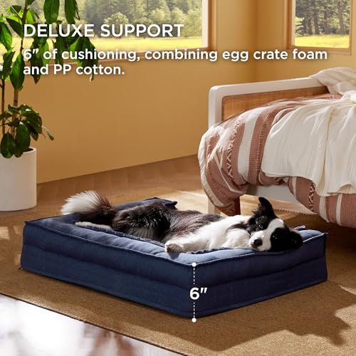 Bedsure Orthopedic Large Dog Bed - Plush Foam Sofa with Washable Cover - Image 3
