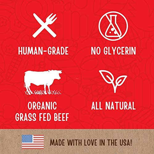 Grass-Fed Beef Jerky Dog Treats Human Grade Natural Healthy 28 oz - Image 4