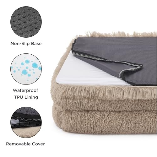 Orthopedic Dog Bed Large Dogs - Foam Sofa with Washable Cover, Non-Slip - Image 5