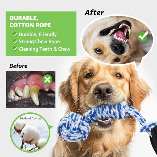 LOOBANI Interactive Tug of War Dog Toy – Durable Rope for All Dog Sizes - Image 3