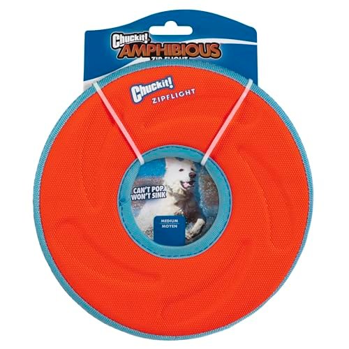 Chuckit Zipflight Dog Flying Disc, Medium 8.5" - Durable, Lightweight Toy - Image 5