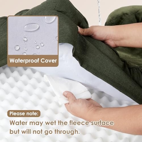 Orthopedic Dog Bed XL - Waterproof Memory Foam, Washable Cover, Non-Slip - Image 3