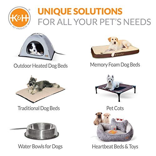 Heated Pet Bed for Dogs & Cats - Cozy Bolster Design, Medium 26"x20", Sage/Tan - Image 9