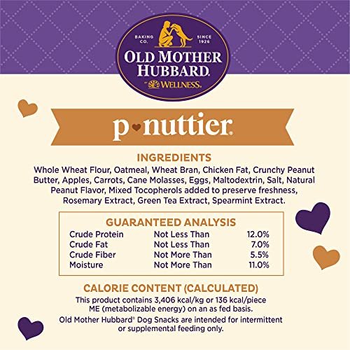Old Mother Hubbard P-Nuttier Dog Treats, Crunchy, Natural, Large, 6 lb Box - Image 8