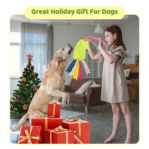 Durable Dog Tug Toy for Aggressive Chewers with Squeaker & Rope Design - Image 7