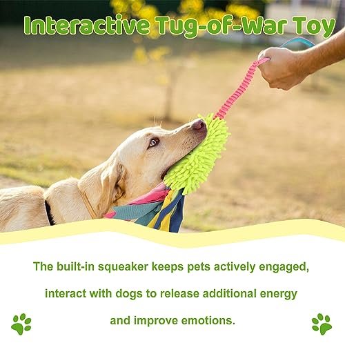 Durable Dog Tug Toy for Aggressive Chewers with Squeaker & Rope Design - Image 6