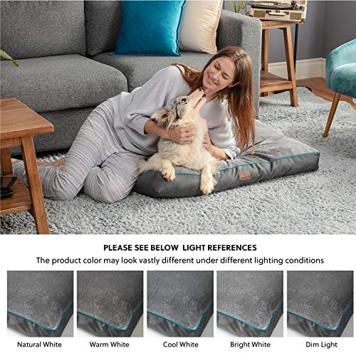 Bedsure Waterproof Large Dog Bed - 4" Thick, Washable Cover, Up to 80lbs - Image 7