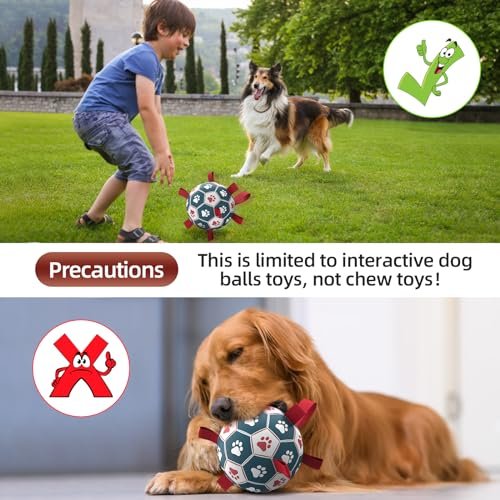 Interactive Dog Soccer Ball with Straps, Tug Toy & Water Fun for Small Dogs - Image 9