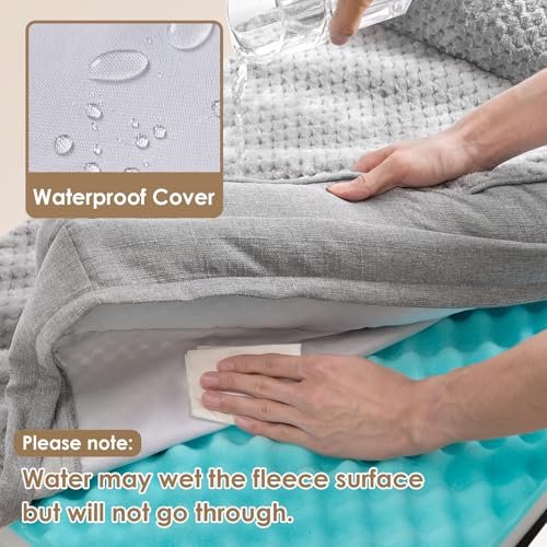 Orthopedic Memory Foam Dog Bed, Large 36"x27", Washable Cover, Non-Slip Base - Image 3