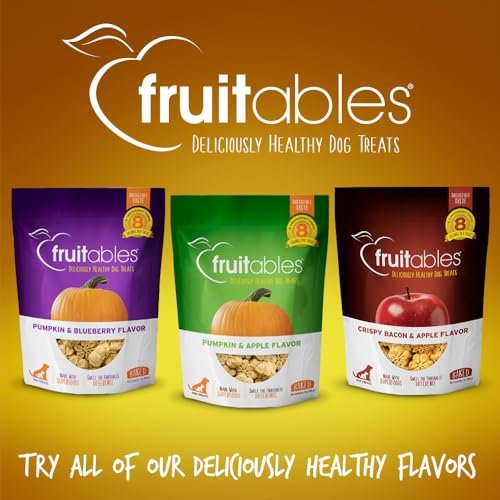 Fruitables Crunchy Pumpkin & Banana Dog Treats, Healthy & Low-Calorie, 7 oz - Image 10