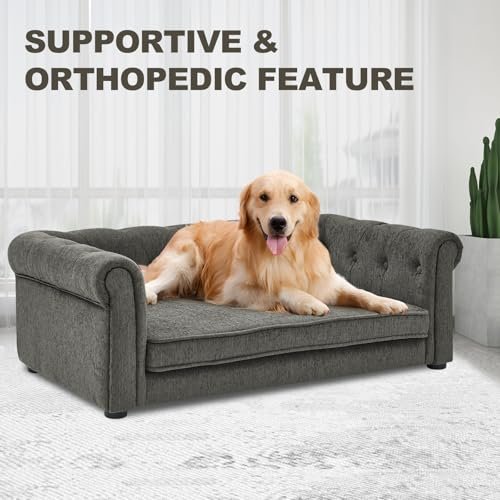 Luxury Memory Foam Dog Sofa Bed for Large Dogs, Washable & Durable Design - Image 6