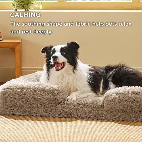 Orthopedic Dog Bed Large Dogs - Foam Sofa with Washable Cover, Non-Slip - Image 3