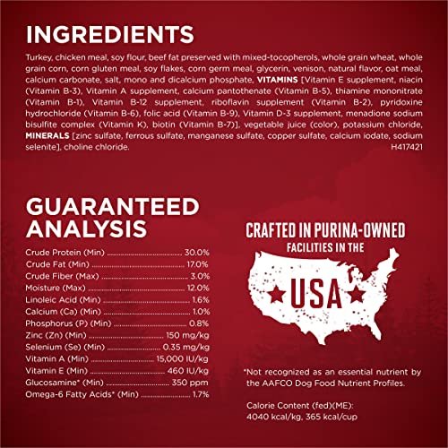 Purina ONE True Instinct Turkey & Venison High-Protein Dry Dog Food, 27.5 lb - Image 5