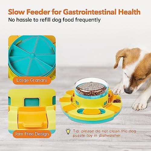 Interactive Dog Puzzle Toy - 2 Levels, Slow Feeder, IQ Training, All Breeds - Image 5