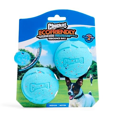 Chuckit Rebounce Dog Balls - Durable Rubber Fetch Toys for Medium Dogs, 2-Pack - Image 5