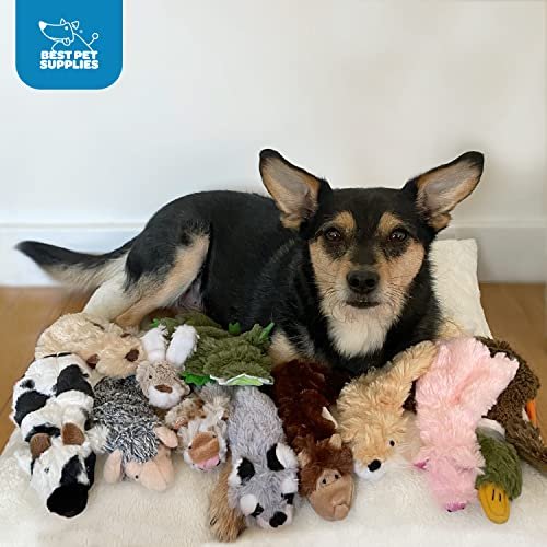 Stuffing-Free Squeaky Dog Toys - Durable, Soft, 4 Figures for All Sizes - Image 2