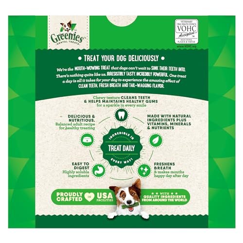 Greenies Large Natural Dog Dental Treats, 24 Count, 36 oz, Freshens Breath - Image 2