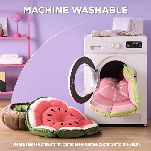 Lesure Washable Cat & Dog Bed – Reversible, Cozy, Dual-Use, 25" Round - Image 5