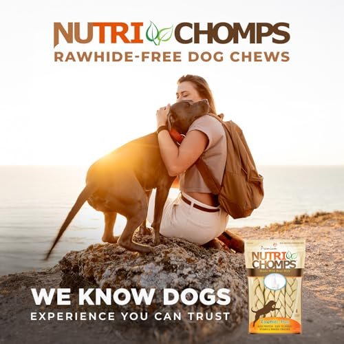 NutriChomps 6" Rawhide-Free Dog Chews, Long-Lasting & Digestible, Milk Flavor - Image 6