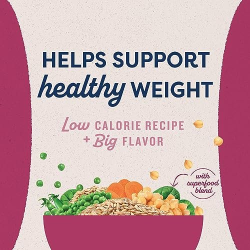 Low-Calorie Dry Dog Food - Chicken & Salmon Recipe for Healthy Weight, 11lb - Image 8