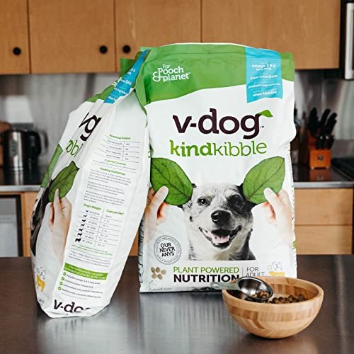 V-dog Vegan Dry Dog Food 24 LB - Plant-Based, Sensitive Stomach Support - Image 3