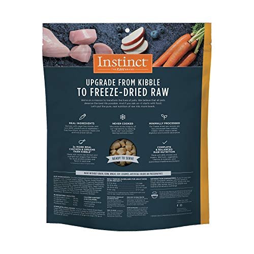 Instinct Raw Freeze-Dried Chicken Dog Food, Grain-Free, 25 oz Meals - Image 2