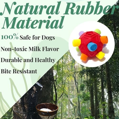 Interactive CIIVURR Snuffle Ball Dog Toy - Treat Dispenser & Slow Feeder Toy - Image 2