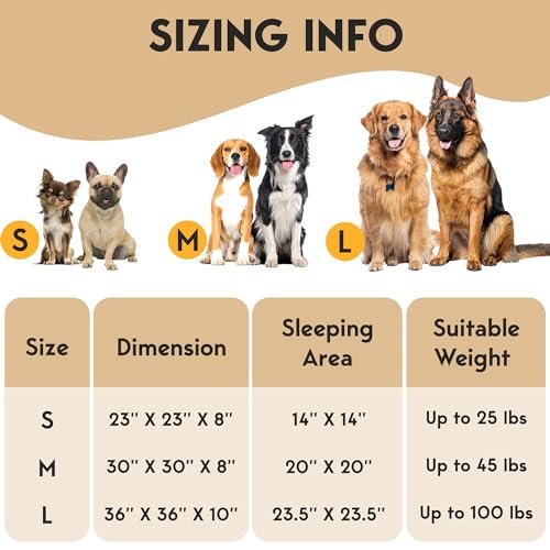 Calming Donut Dog Bed - Washable, Anti-Slip, Fluffy Bed for Dogs Up to 45 lbs - Image 5