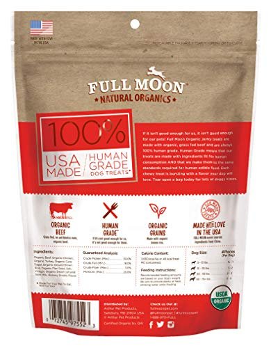 Grass-Fed Beef Jerky Dog Treats Human Grade Natural Healthy 28 oz - Image 2