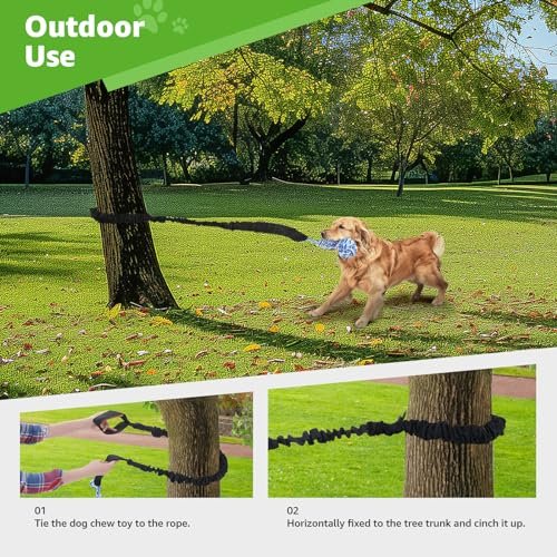 LOOBANI Interactive Tug of War Dog Toy – Durable Rope for All Dog Sizes - Image 7