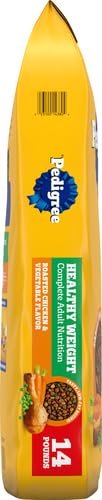 Pedigree Healthy Weight Dry Dog Food, Chicken & Veggie, 14 lb Bag - Image 5