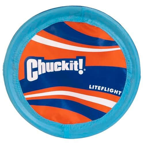 Chuckit! Lite Flight Dog Fetch Toy, Large (10 Inch Diameter)