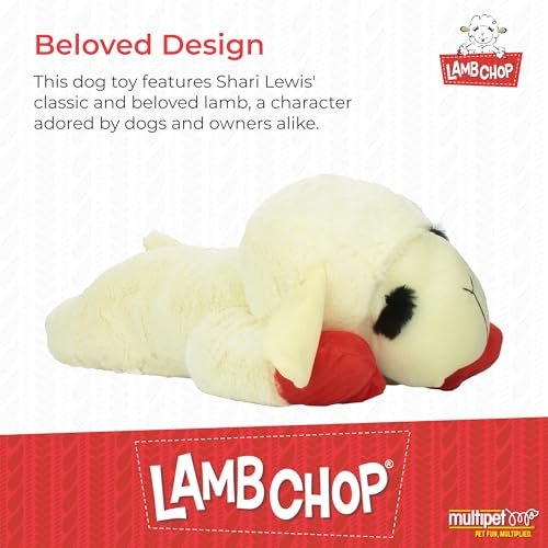 Multipet Jumbo Lamb Chop 24" Plush Dog Toy – Soft & Durable宠物玩具 - Image 2