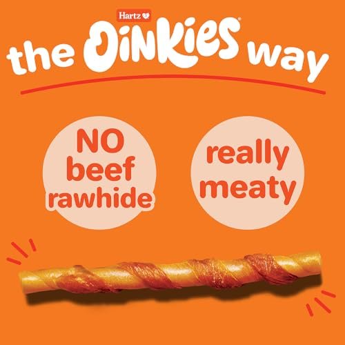 Hartz Oinkies Tender Chicken Twists – Rawhide-Free Dog Treats, 18 Ct - Image 4