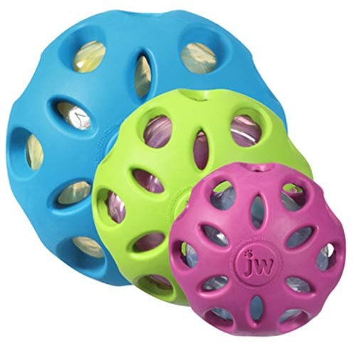 JW Crackle Heads Crunchy Noise Dog Toy – Large, Durable Fetch Ball - Image 7